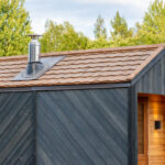 Sauna Alicen puupaanukatto