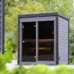 Sauna Lucia lasiovilla puutarhassa